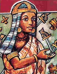 Drawing of Kimpa Vita - headstuff.org
