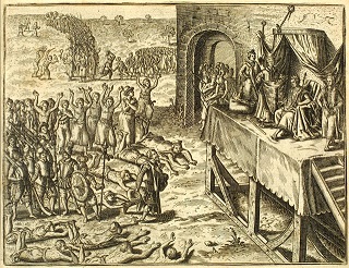 The Portuguese paying tribute to the king of Kongo - headstuff.org