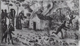 Destruction of a Kimpasi lodge by a Capuchin priest - headstuff.org