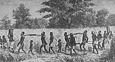 Slaves being transported - headstuff.org