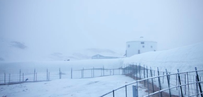 snow Mars Desert Research Station