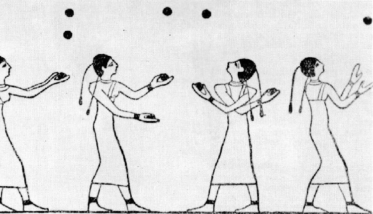 Ancient Egyptians Juggling